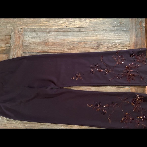 Valentino Wool Pants with Beaded Detail - Picture 3 of 10